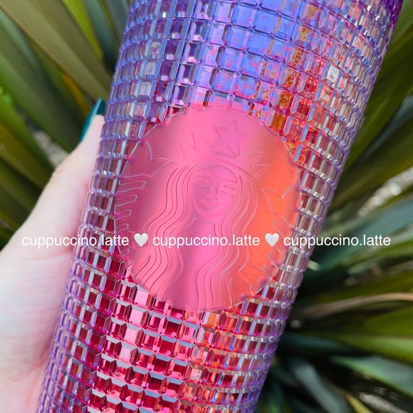 ✨NEW✨Starbucks Berry Purple Grid Ombre Tumbler - Picture 4 of 7